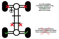 VW Bora Hinterachse Sattel (Langversion)