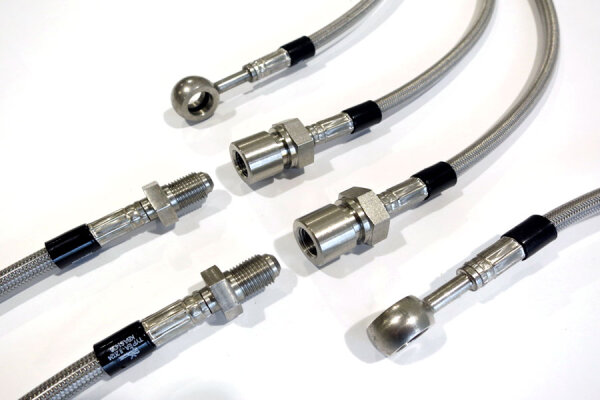 Stahlflex Bremsschläuche für Daihatsu Charade 2 inkl. ABE