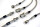 Für Renault Master 2 ED/HD/UD 3.0 dCi 136PS Pritsche 2003- Stahlflex Bremsleitungen